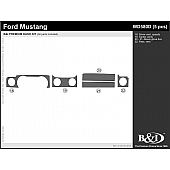B & I Fender Dash Panel Trim WD580DCF1
