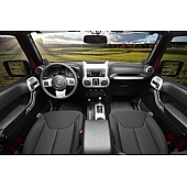Rugged Ridge Interior Trim Kit Brushed Plastic - 1115296
