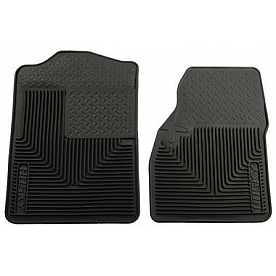 Husky Liner Floor Mat - Direct-Fit Black TPE - Thermoplastic Elastomer Set of 2 - 51041
