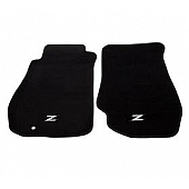 NRG Innovations Floor Mat - Direct-Fit Black Carpet/ Rubber Set of 2 - FMR350