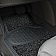 Pilot Automotive Floor Mat - Universal Fit Rubber/ Sponge Black Set of 4 - FM08ESP