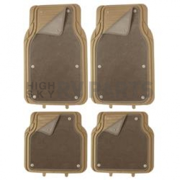 Pilot Automotive Floor Mat - Cut-To-Fit Rubber Tan Set of 4 - FM09T