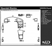 B & I Fender Dash Panel Trim WD391BDC6