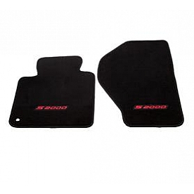 NRG Innovations Floor Mat - Direct-Fit Black Carpet/ Rubber Set of 2 - FMR100