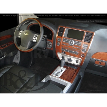 B & I Fender Dash Panel Trim WD848ADEQ