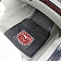 Fan Mat Floor Mat - Universal Fit Black Vinyl Set of 2 - 13932