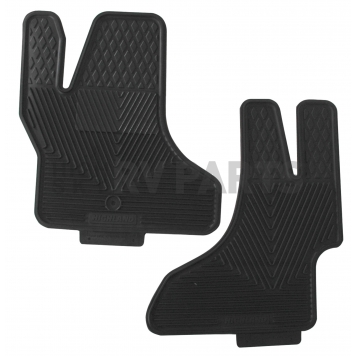 Highland Floor Mat - Direct-Fit Black Rubber Set of 2 - 4604200