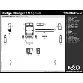 B & I Fender Dash Panel Trim WD866BDC2