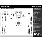 B & I Fender Dash Panel Trim WD913FDCF