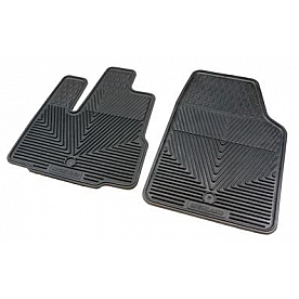 Highland Floor Mat - Direct-Fit Black Rubber Set of 2 - 4604900