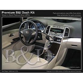 B & I Fender Dash Panel Trim WD922BDET