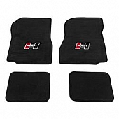 Hurst Floor Mat - Direct-Fit Black Carpet Set of 4 - 6370002