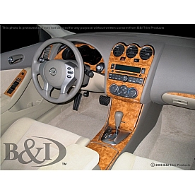 B & I Fender Dash Panel Trim WD696BSDB