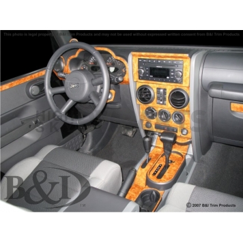 B & I Fender Dash Panel Trim WD698BDLE-1