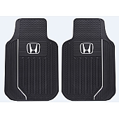 Plasticolor Floor Mat - Universal Fit Rubber Honda Logo Set of 2 - 001615R01