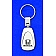 Automotive Gold Key Chain KC3HON