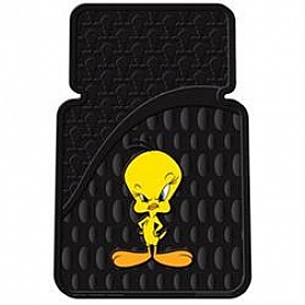 Plasticolor Floor Mat - Universal Fit Rubber Tweety Attitude Set of 2 - 000182R01