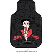 Plasticolor Floor Mat - Universal Fit Rubber Dress Betty Boop Skyline Set of 2 - 001422R01