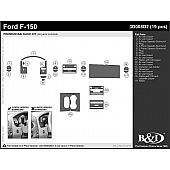 B & I Fender Dash Panel Trim 3D008D2DCF