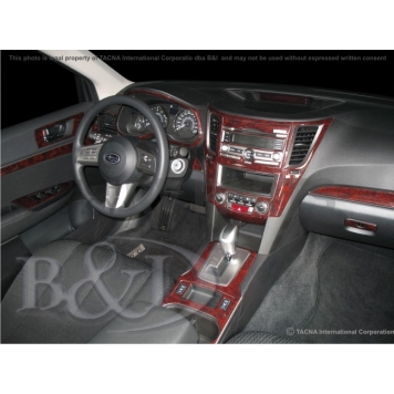 B & I Fender Dash Panel Trim WD954ADEB-1