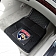 Fan Mat Floor Mat - Universal Fit Black Vinyl Set of 2 - 10541