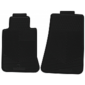 Highland Floor Mat - Multi-Fit Black Rubber Set of 2 - 4603000