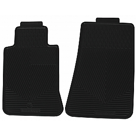 Highland Floor Mat - Multi-Fit Black Rubber Set of 2 - 4603000