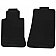 Highland Floor Mat - Multi-Fit Black Rubber Set of 2 - 4603000