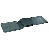Rubber Queen Floor Mat - Universal Fit Carpet/ Rubber Beige Set of 2 - 69973