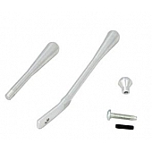 Flaming River Interior Dress Up Kit - Turn Signal Levers/ Hazard Knob Billet Satin - FR20112AL