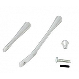 Flaming River Interior Dress Up Kit - Turn Signal Levers/ Hazard Knob Billet Satin - FR20112AL