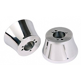 Flaming River Steering Wheel Adapter Ring Polished Aluminum Silver - FR3302