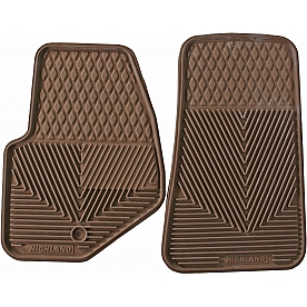 Highland Floor Mat - Direct-Fit Tan Rubber Set of 2 - 4404600
