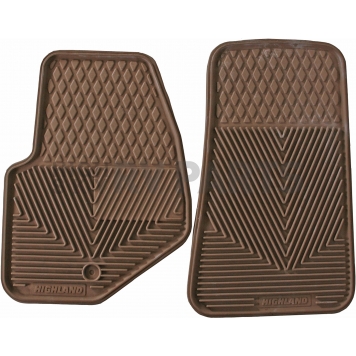 Highland Floor Mat - Direct-Fit Tan Rubber Set of 2 - 4404600