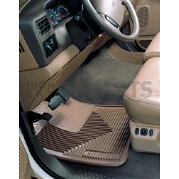 Husky Liner Floor Mat - Direct-Fit Tan TPE - Thermoplastic Elastomer Set of 2 - 51043