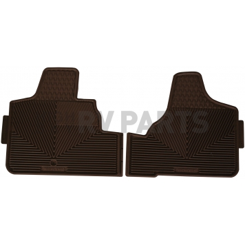 Highland Floor Mat - Direct-Fit Tan Rubber Set of 2 - 4403200