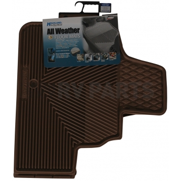 Highland Floor Mat - Direct-Fit Tan Rubber Set of 2 - 4403200-1