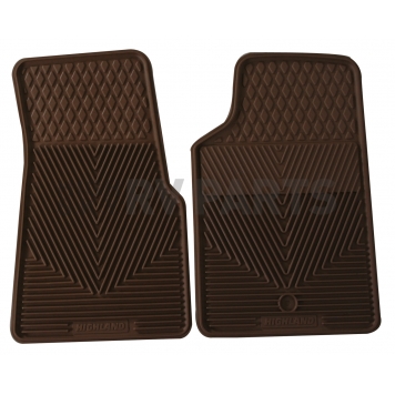 Highland Floor Mat - Direct-Fit Tan Rubber Set of 2 - 4403500