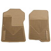 Husky Liner Floor Mat - Direct-Fit Tan TPE - Thermoplastic Elastomer Set of 2 - 51023