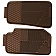 Highland Floor Mat - Direct-Fit Tan Rubber Set of 2 - 4402900