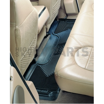 Husky Liner Floor Mat - Multi-Fit Black TPE - Thermoplastic Elastomer Set of 2 - 52011