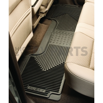 Husky Liner Floor Mat - Multi-Fit Black TPE - Thermoplastic Elastomer Set of 2 - 52011-1