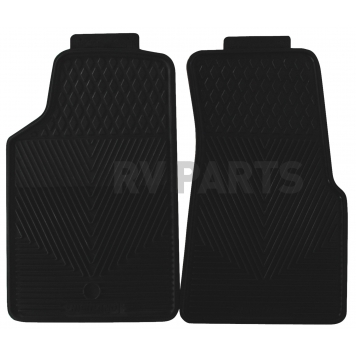 Highland Floor Mat - Direct-Fit Black Rubber Set of 2 - 4603500