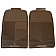 Highland Floor Mat - Direct-Fit Tan Rubber Set of 2 - 4402700