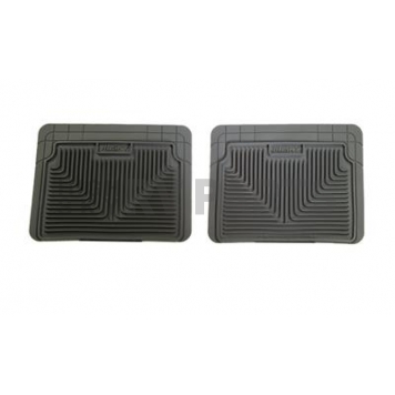 Husky Liner Floor Mat - Multi-Fit Gray TPE - Thermoplastic Elastomer Set of 2 - 52022