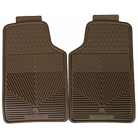 Highland Floor Mat - Multi-Fit Tan Rubber Set of 2 - 4402600