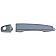 Help! By Dorman Exterior Door Handle - Plastic Silver Single - 88462