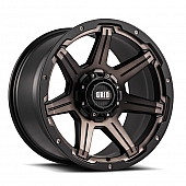 Grid Wheel GD06 - 20 x 10 Black With Bronze Dark Tint - GD0620100865D225