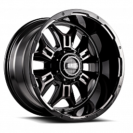 Grid Wheel GD11 - 20 x 10 Black - GD1120100865S225