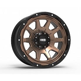 Grid Wheel GD15 - 17 x 9 Bronze With Black Lip - GD1517090550Y110
